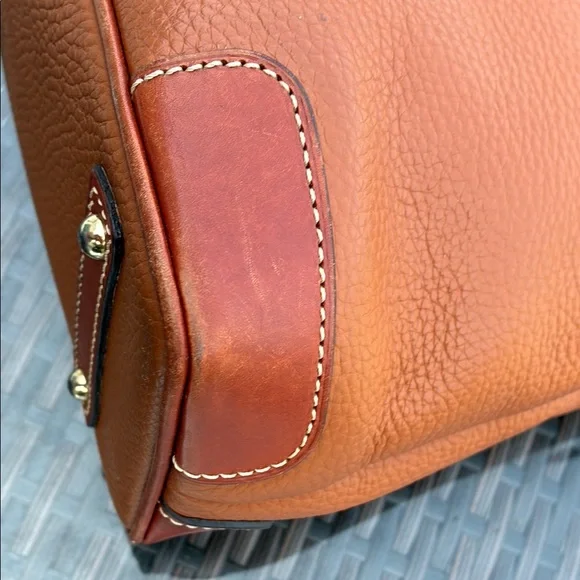 Dooney & Bourke Brown Shoulder Bag with Gold Accents - Picture 9 of 13
